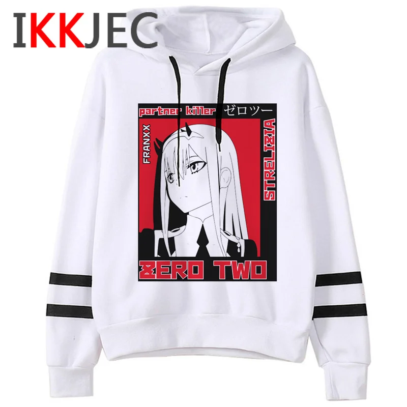 

Zero Two Darling in the Franxx hoodies men funny vintage harajuku streetwear Hood hoddies men vintage sweater