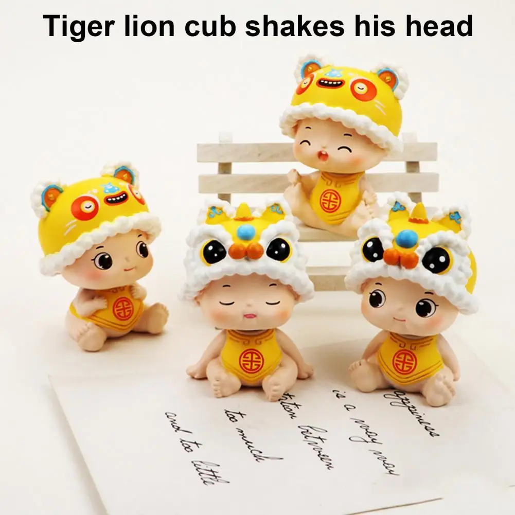 

Anti-fade Lightweight Nodding Bobble Head Car Interior Ornament for Gifts