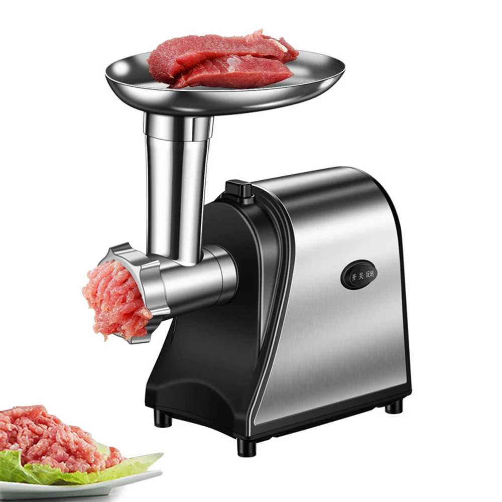 700W Electric Meat Grinders Stainless Steel Powerful Electric Grinder Sausage Stuffer Meat Mincer Home Kitchen Food Processor