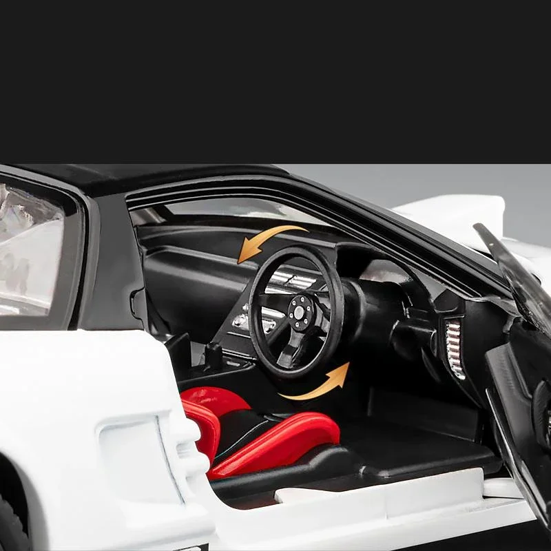 1:22 Honda Acura NSX NA1 Суперкар из сплава модель автомобиля игрушечный автомобиль литье