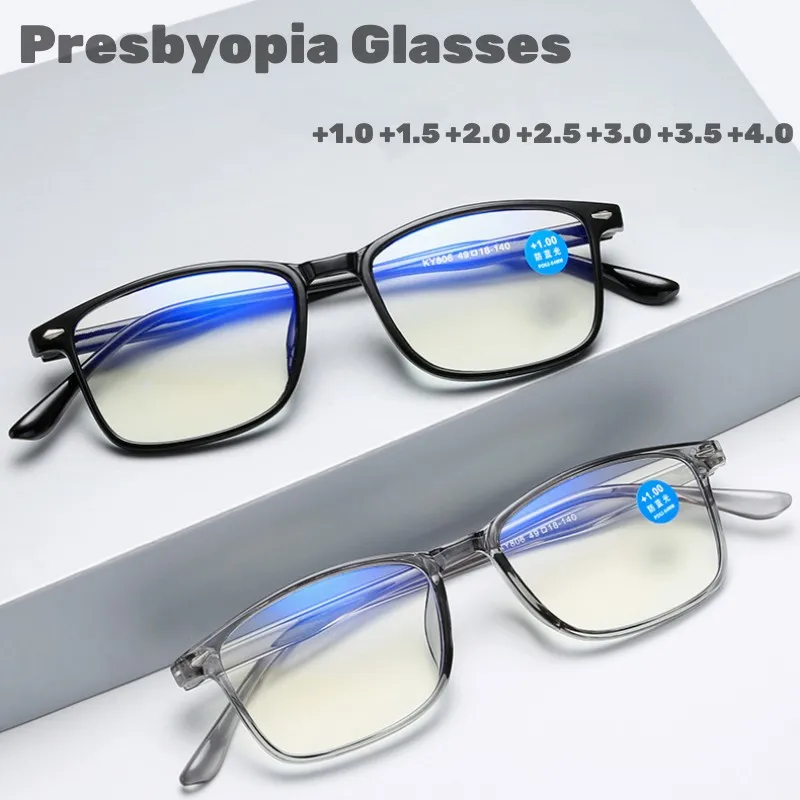 

Trendy Ultralight TR90 Farsight Eyewear for Elderly Anti-blue Light Presbyopia Reading glasses HD Lens Vintage Women Eyeglasses