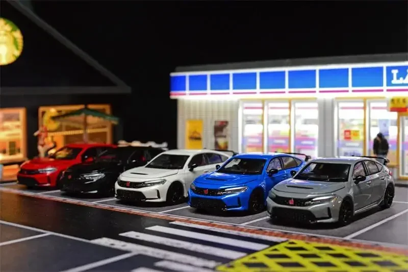 Литая под давлением модель автомобиля MOTORHELIX 1:64 Type-R FL5