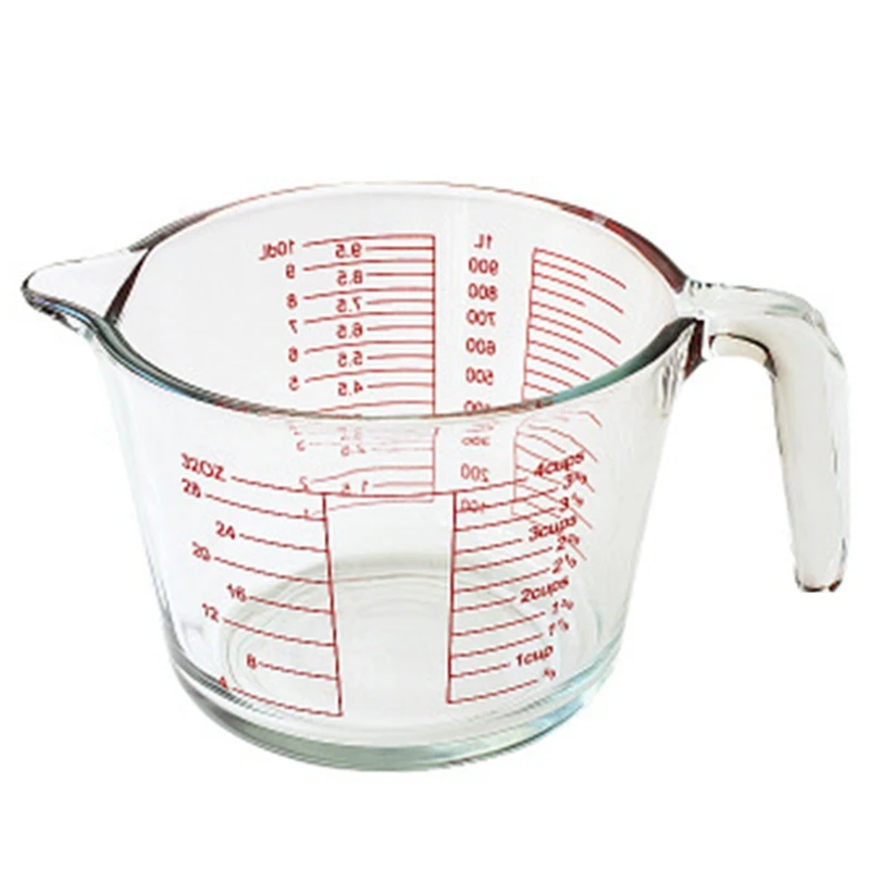 

Kitchen Thickened Glass Graduated Measuring Cup