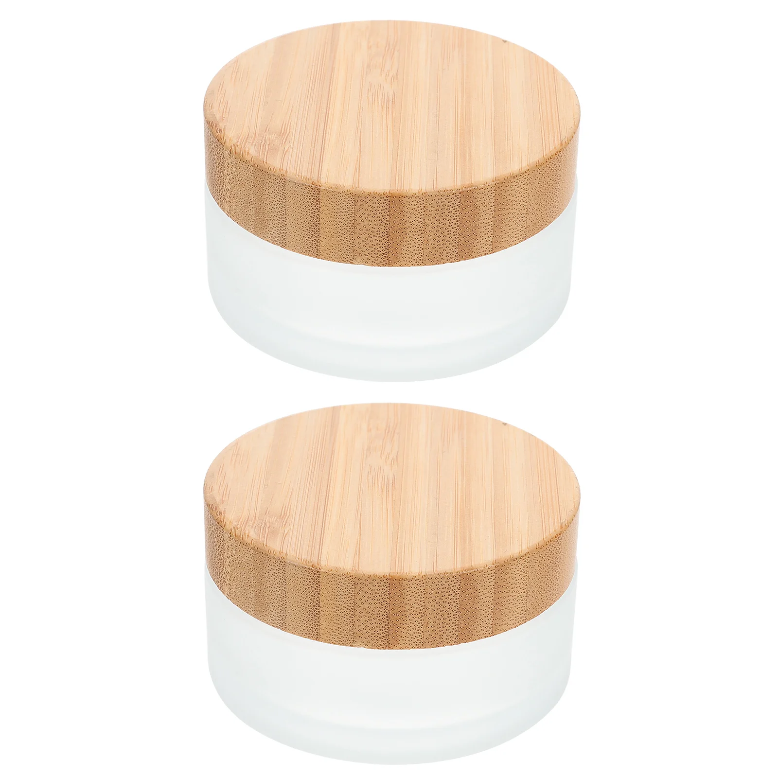 

2Pcs Makeup Cream Jars Small Glass Jars Cosmetics Storage Bottle Skincare Jar