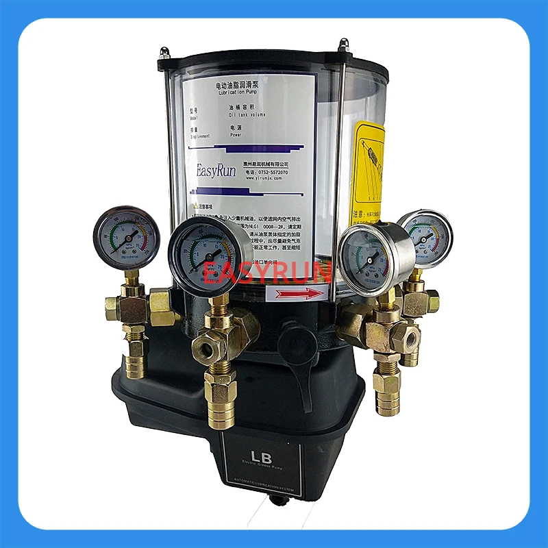 Смазочный насос с 4 выходами 2 литра 380 В |