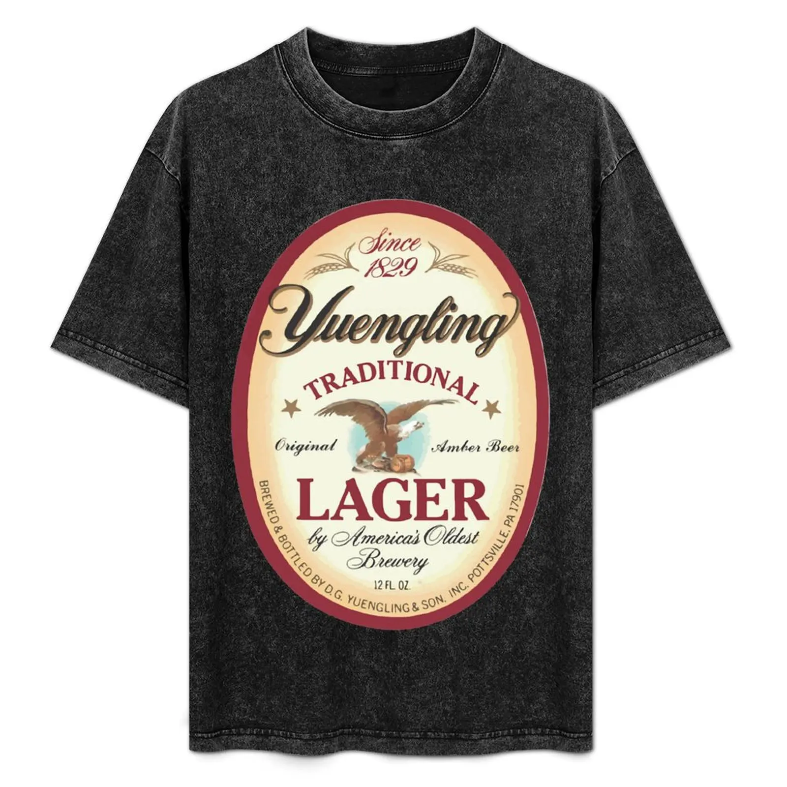 Официальный товар yuengling lager футболка оверсайз футболки с рисунком хлопковые