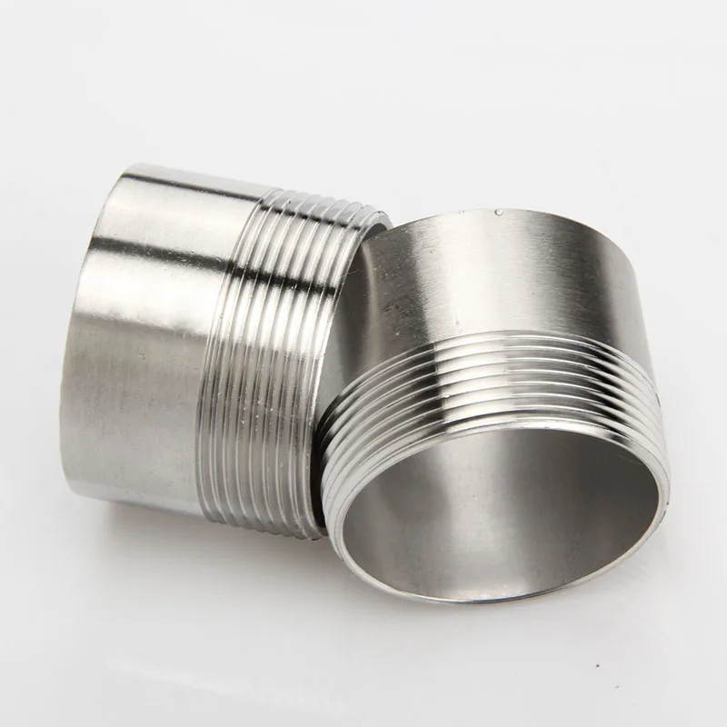 

ss304 stainless steel bsp 1/4" 3/8" 1/2" 3/4" 1" male threaded straight welding nipple water oil gas c