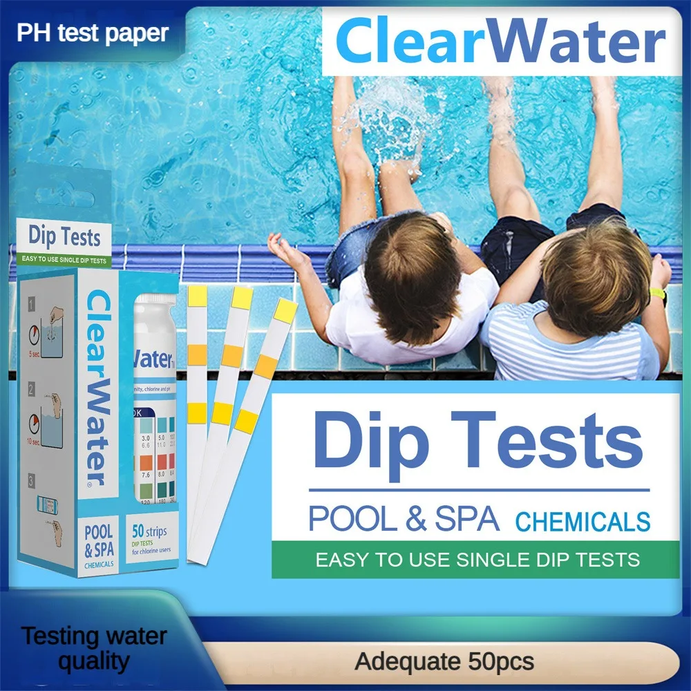 

Three In One Test Paper Sealed In A Plastic Bottle Test The Water Chemistry Of Swimming Pools 50 Water Quality Test Strips Ph Ph