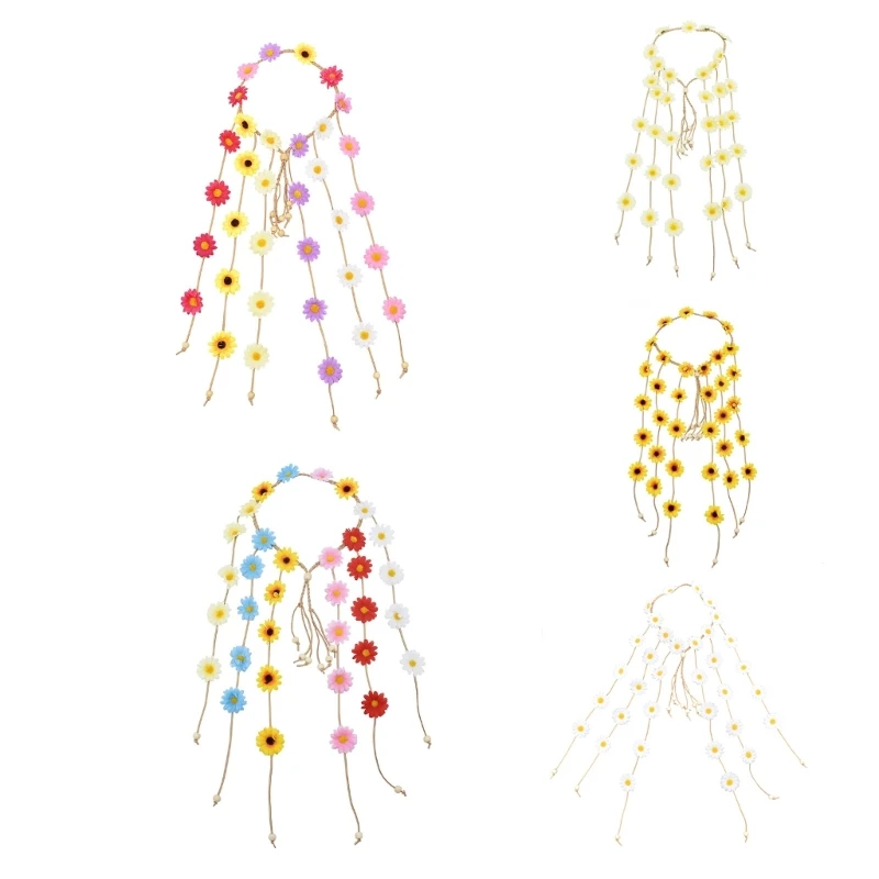 

SummerVacation Headband Forehead Jewelry Hairband Musical Festival Women Hair Decorations Exotic Head Hoop