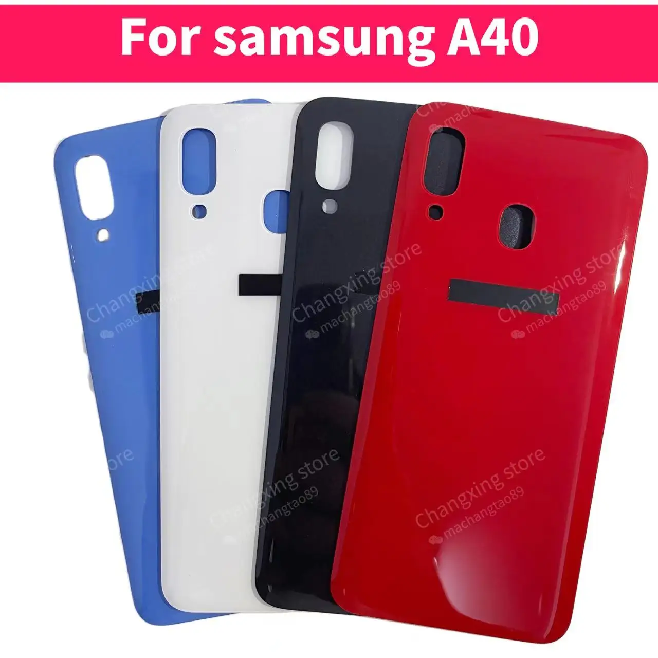 

Задняя крышка батарейного отсека для Samsung Galaxy A40, сменная задняя крышка A40