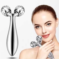 3d roller massager 360 rotate thin face full body shape massager lifting wrinkle remover facial massage relaxation tool