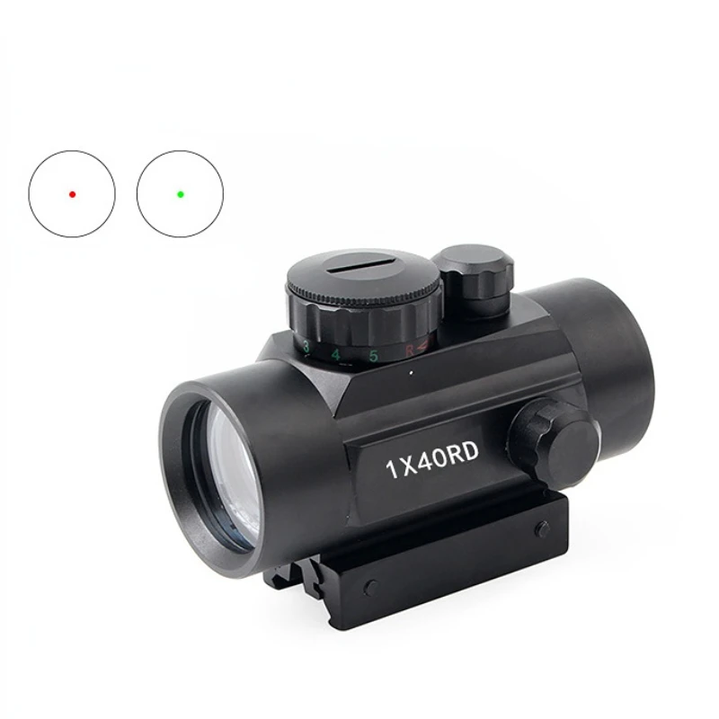

Тактический красный точечный прицел 11/20 мм усилитель прицела оптический прицел 1X40RD лупа для быстрой установки бокового поворота прицела