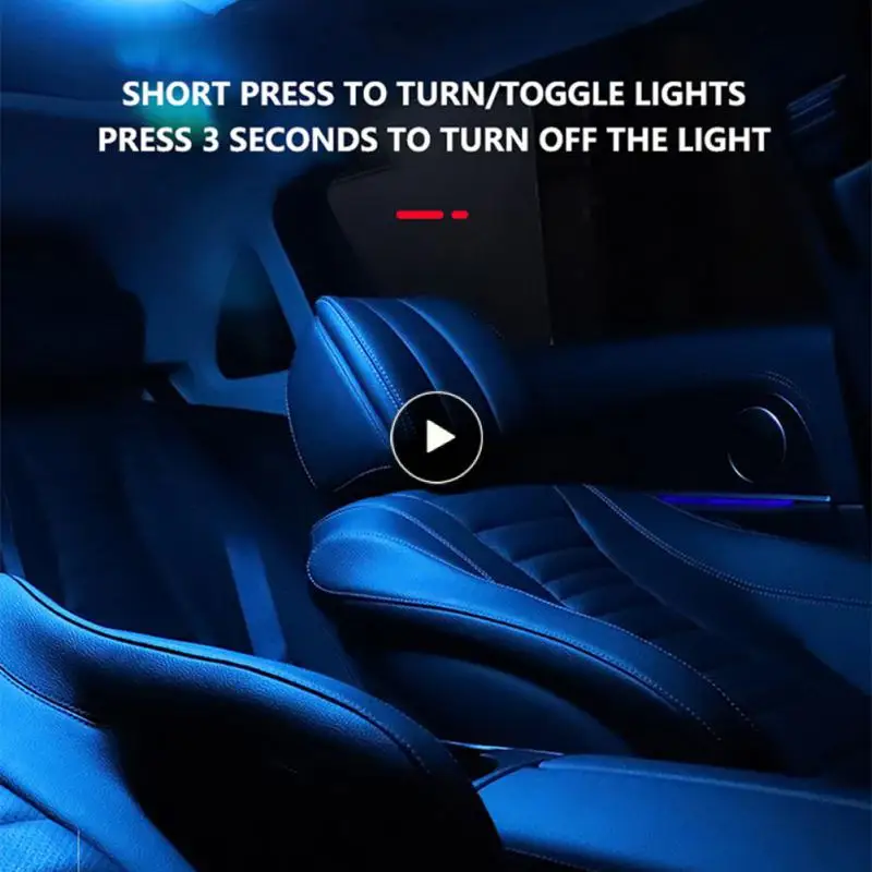 

Low Power Consumption Led Touch Light Abs Car Reading Lamp Long Life Trunk Roof Lamp Superbright Car Interior Accessories 5v 3w
