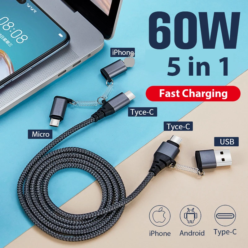 

Кабель быстрой зарядки для 5 Samsung Huawei 14plus, 1 шт., кабель Type-In 3,0, зарядка Xiaomi, быстрая зарядка 2 м