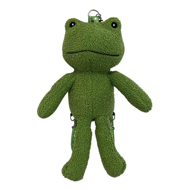 

Cute Plush Frog Backpack Personalized Doll Toy Bag Children's Bag Plecak School Bags Mochila Escolar Kids Bag Rugzak Rugtas