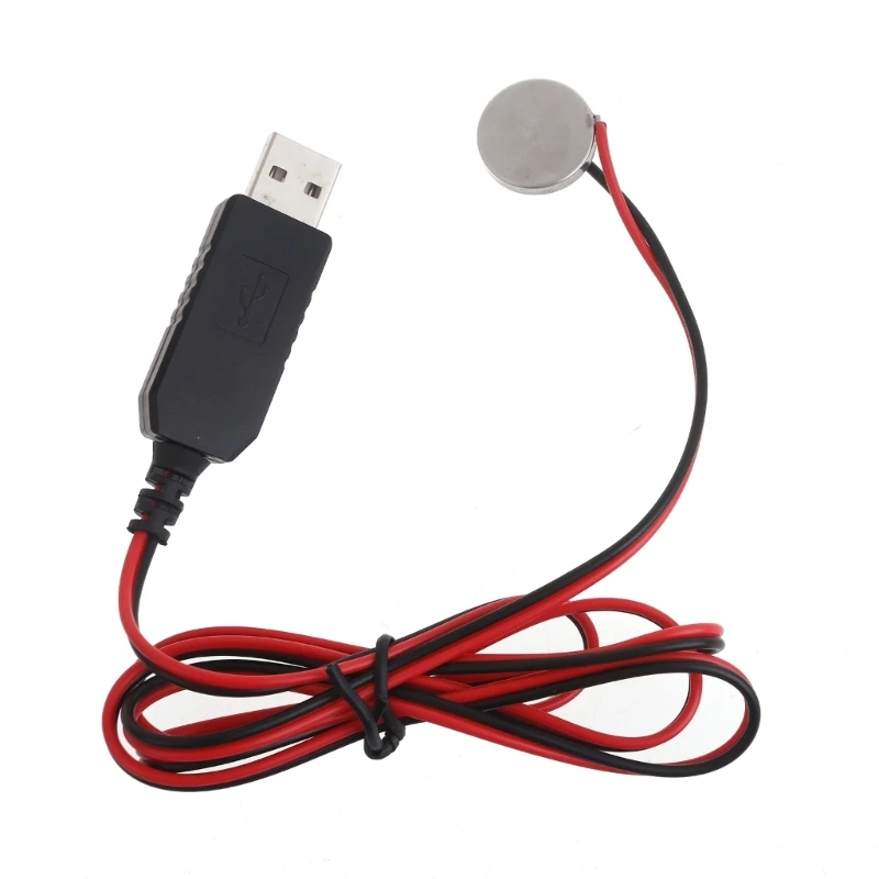 Фото CPDD USB-кабель для зарядного устройства, шнур питания, надежный источник питания для часов, игрушечный автомобиль, калькулятор №5