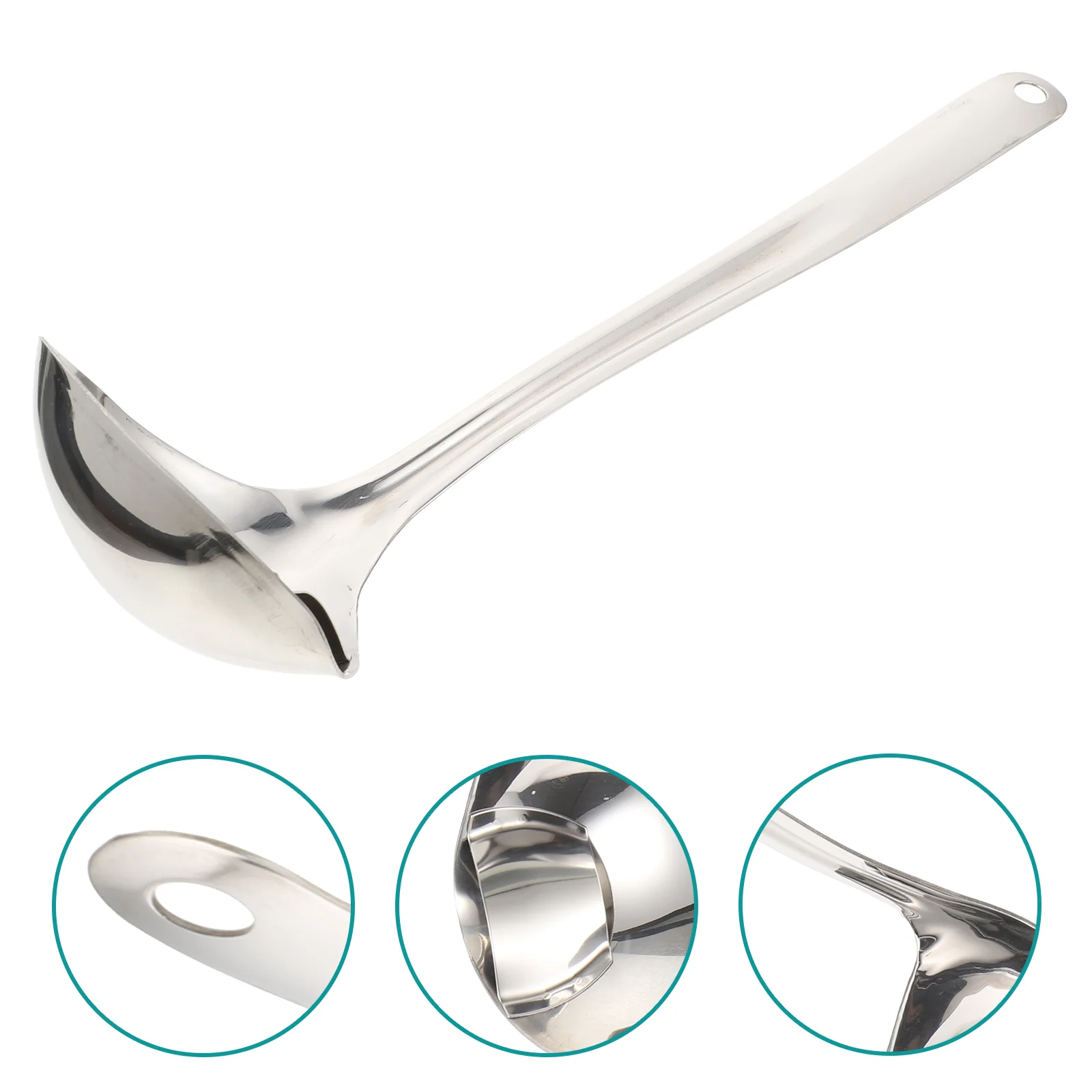 

Stainless Steel Ladle Serving Spoon Utensil Cooking Serving Ladle Soup Ladle Stainless Steel for Cooking Restaurant Home