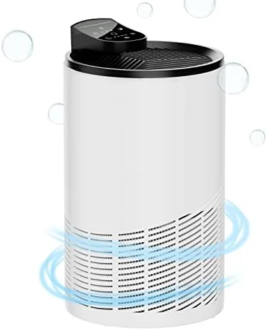 

Purifiers for Home Large Room Up To 1076 sq.ft,REALMADE H13 True HEPA Air Filter for Pets Dander, Dust, Smoke, Smell with 3 Spee