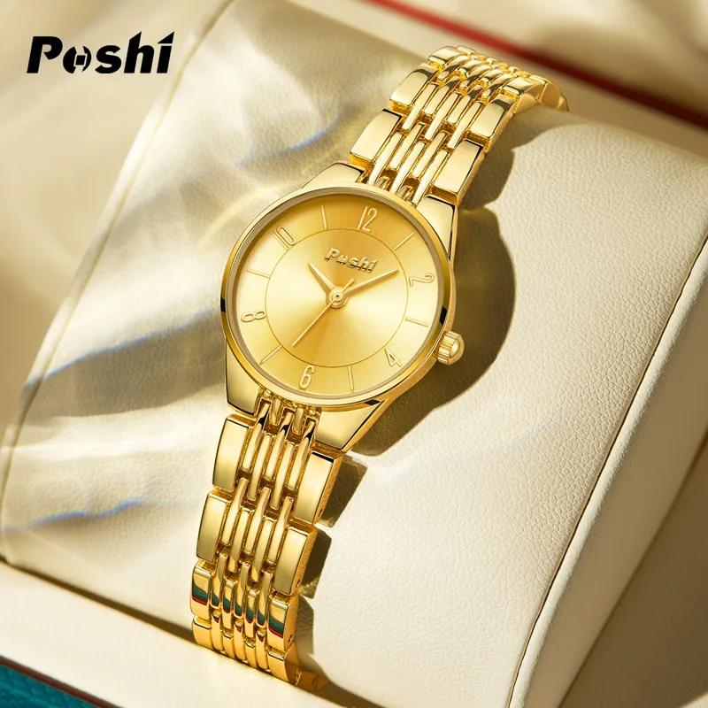 

POSHI 941 Luxury Quartz Watch For Women Fashion Casual Ladies Clock Original Brand Waterproof Wristwatch Reloj Mujer Couple Gift