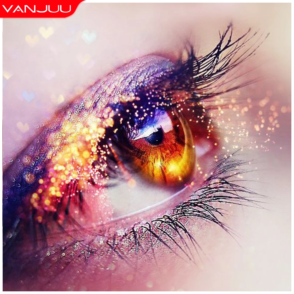 

5D Diamond painting Full Drill eyes Diamond Mosaic Artistic portrait Full Diamond Embroidery DIY Home Decor Rhinestones Painting