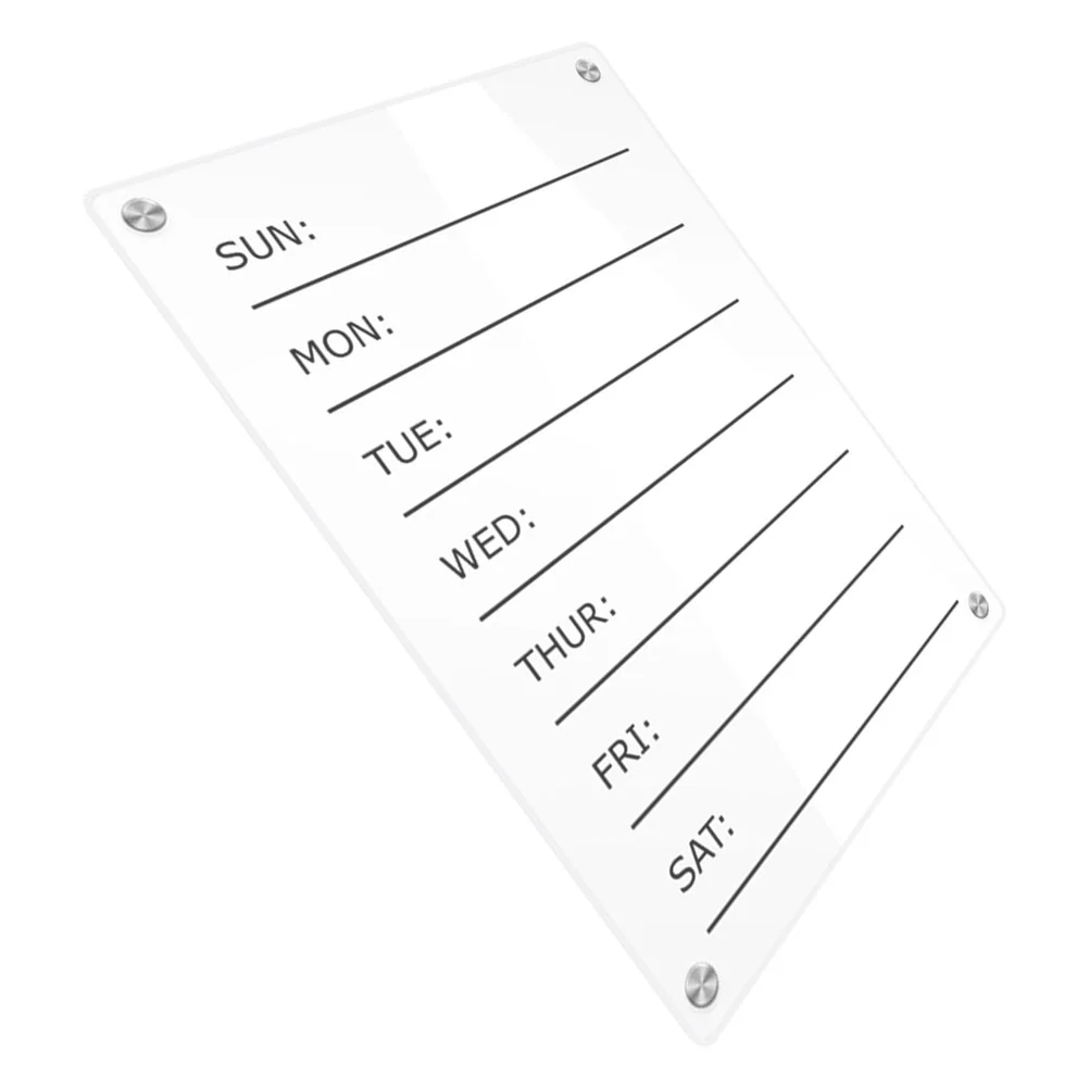 Доски для сухого стирания в холодильнике. Расписание записей. Магнитный
