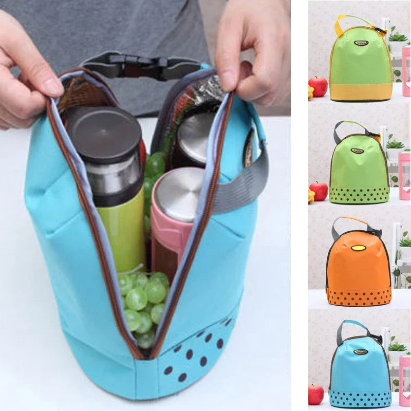 

Insulated Oxford Lunch Bags for Women Portable Cooler Tote Bag Thermal Food Picnic Bento Lunch Bag Bolsa Termica Porta Alimentos