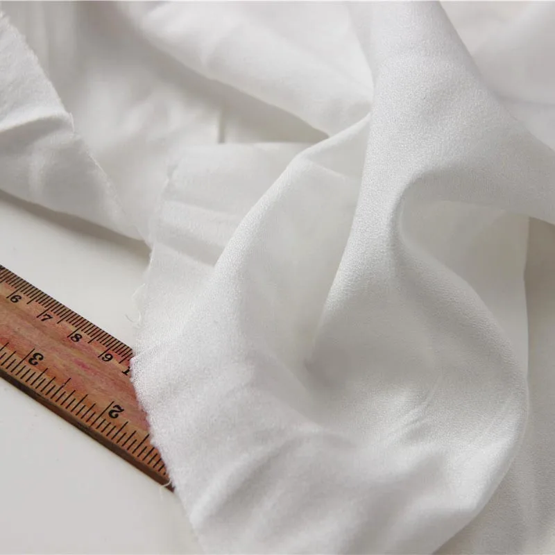 

100% Rayon Tangled Pattern WHITE Drape Comfortable Fabrics Cool Soft Fine for DIY Summer Shirt Dress Pants Home Clothes Tissues