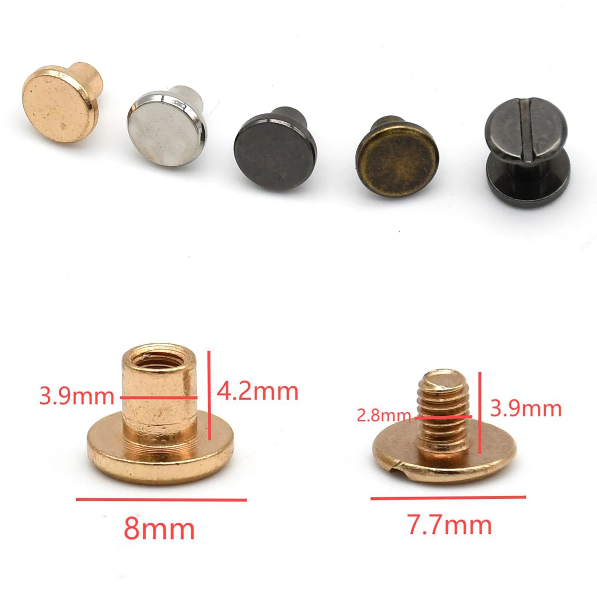 

Металлические винты Chicago 10 шт.