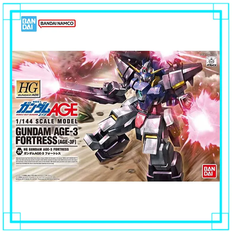 Фото В наличии: Коллекционная модель Bandai Gundam HG 1/144 GUNDAM AGE-3 FORTRESS, аниме-фигурка для сборки, игрушка для мужчин, подарок на день рождения №2