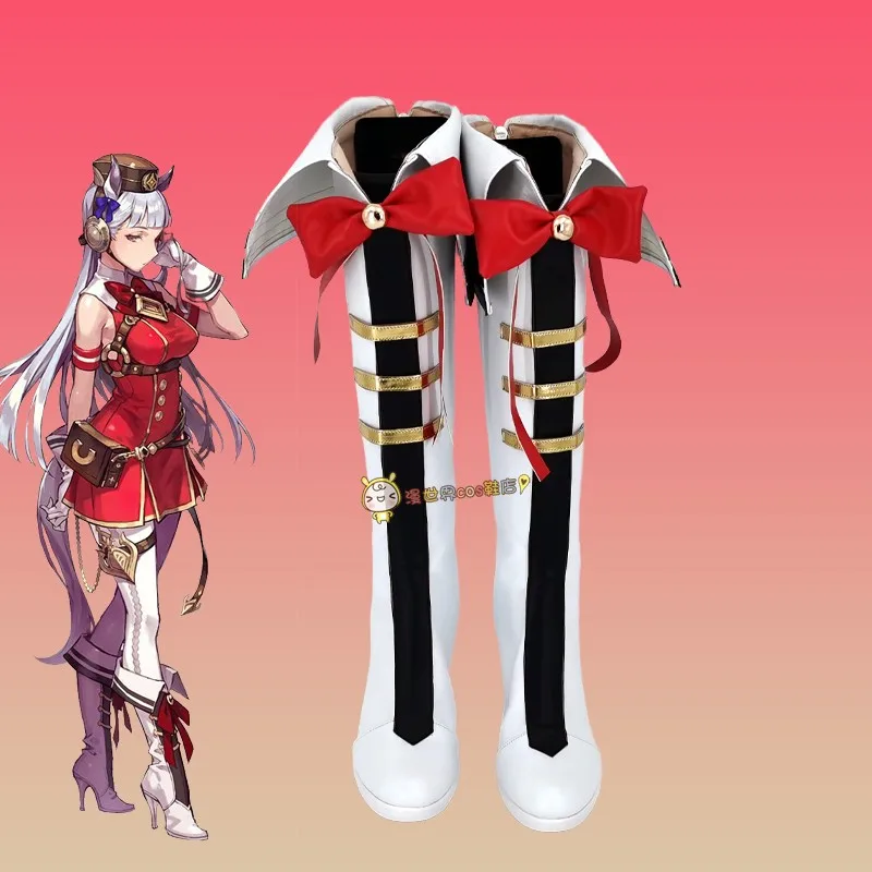 Аниме Mamusume красивые туфли дерби Золотой Корабль Косплей комикс Хэллоуин женские