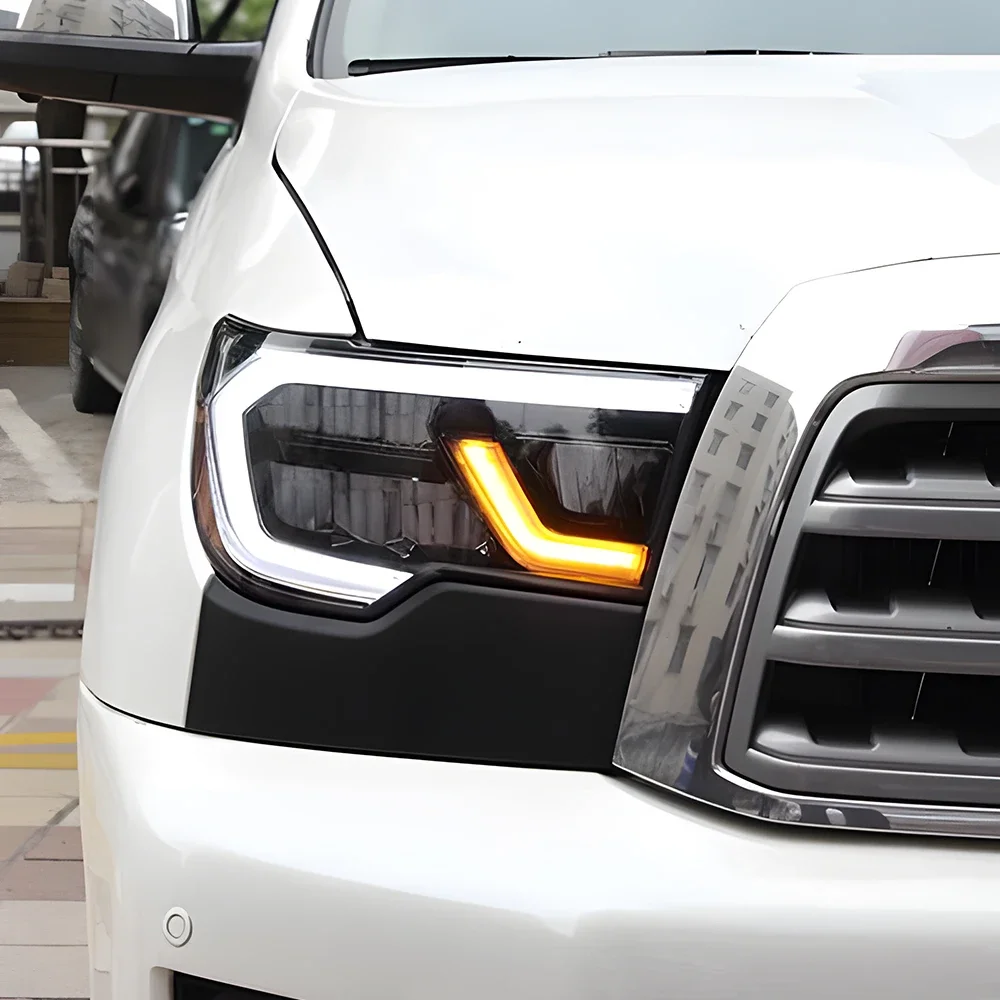 Автомобильные передние фонари для Toyota Tundra Sequoia 2007-2013 светодиодные автомобильные