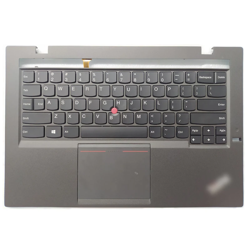 

Новый оригинальный с подставкой для клавиатуры, верхний чехол для Lenovo Thinkpad New X1, карбоновый, черный