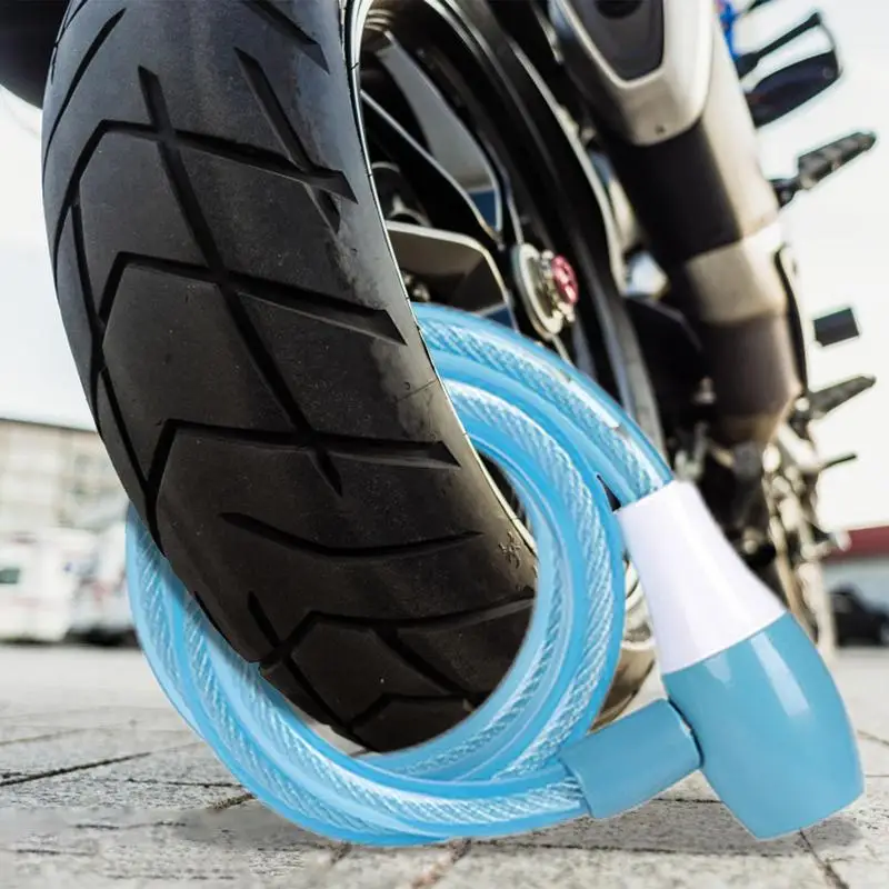 

1 Piece Heavy Duty Bike Lock Motocross Steel Cable Material Security Lock Durable Waterproof Anti Theft Chain Lock For Motor