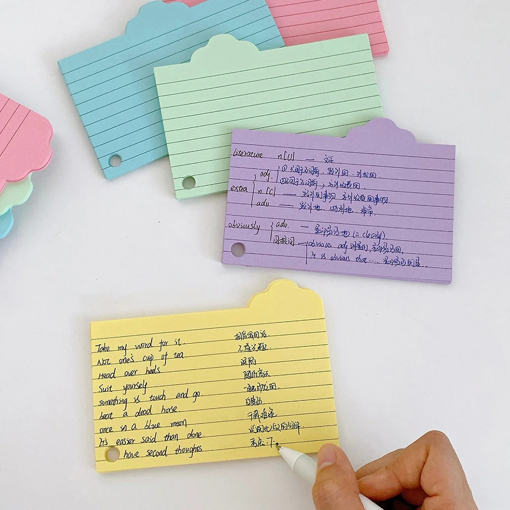 125 листов облачная бумага для заметок блокноты учебные карты индексная доска