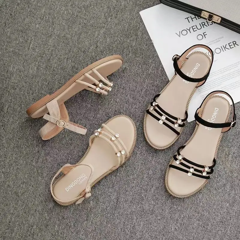 2023 New Sandals Summer Fairy Student Flats