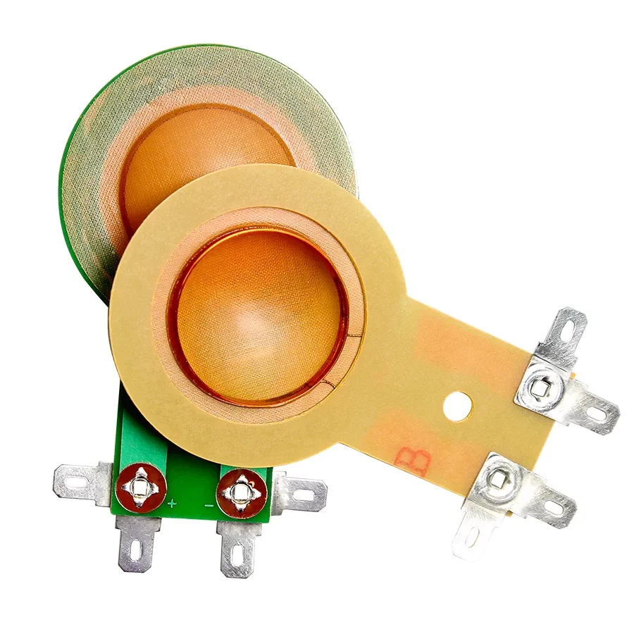 

free shiping 2PCS 25.5 25 Core 25.4 MM Voice Coil Diaphragm Tweeter Horn Treble Film Resin Membrane Drive Head Tweeter Corneal