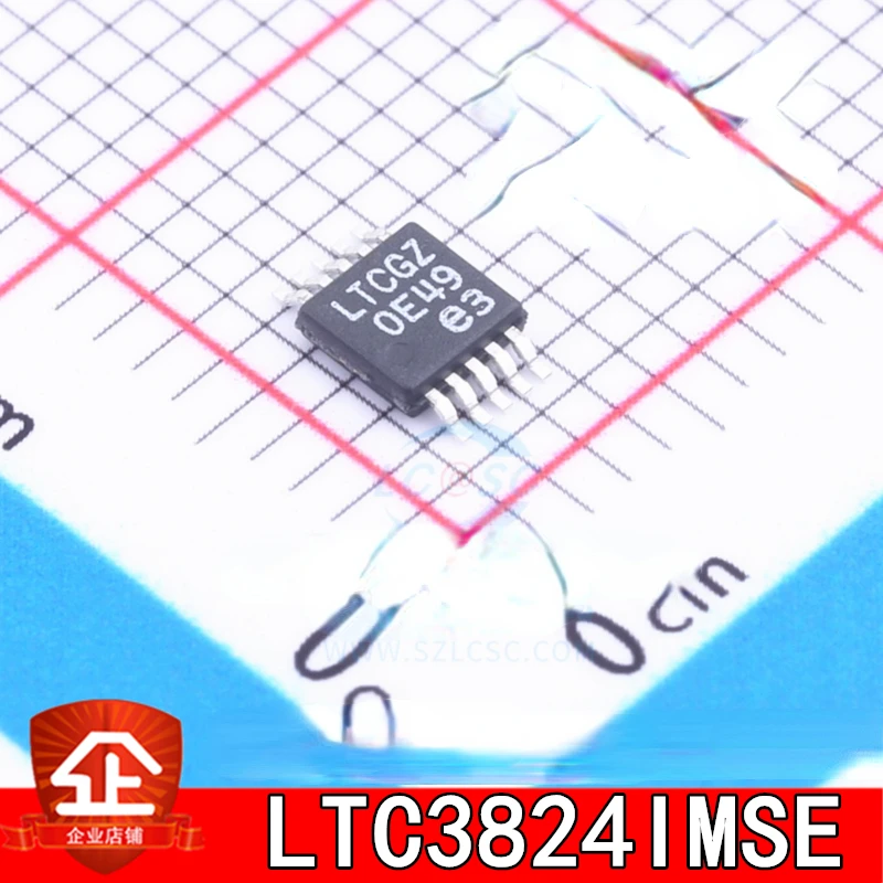 

5 шт. новая и оригинальная LTC3824IMSE трафаретная печать: LTCGZ MSOP-10 высоковольтный понижающий чип контроллера LTC3824IMSE MSOP10 LTCGZ
