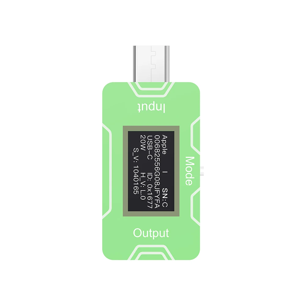 

JCID CT02 PD Charger Detector Fast USB-C Tester Voltage Current Test HD OLED Screen Accurate identification of genuine