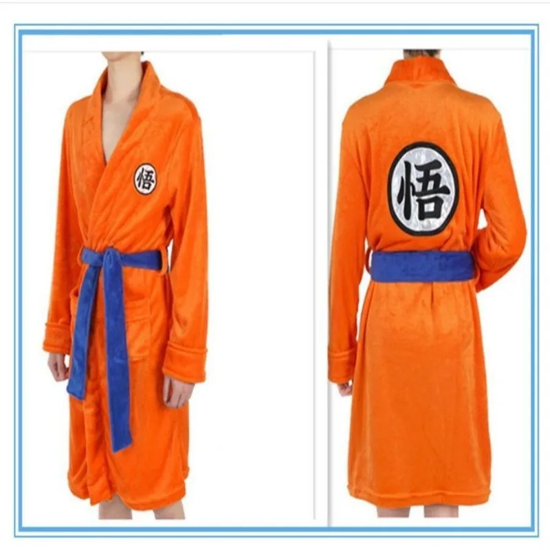 Новый фланелевый Халат Wukong в стиле аниме Dragon Ball Sun модная осенне-зимняя теплая