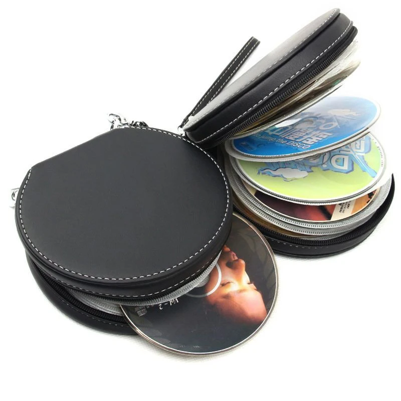 Автомобильный держатель для компакт-дисков DVD VCD портативный чехол-кошелек