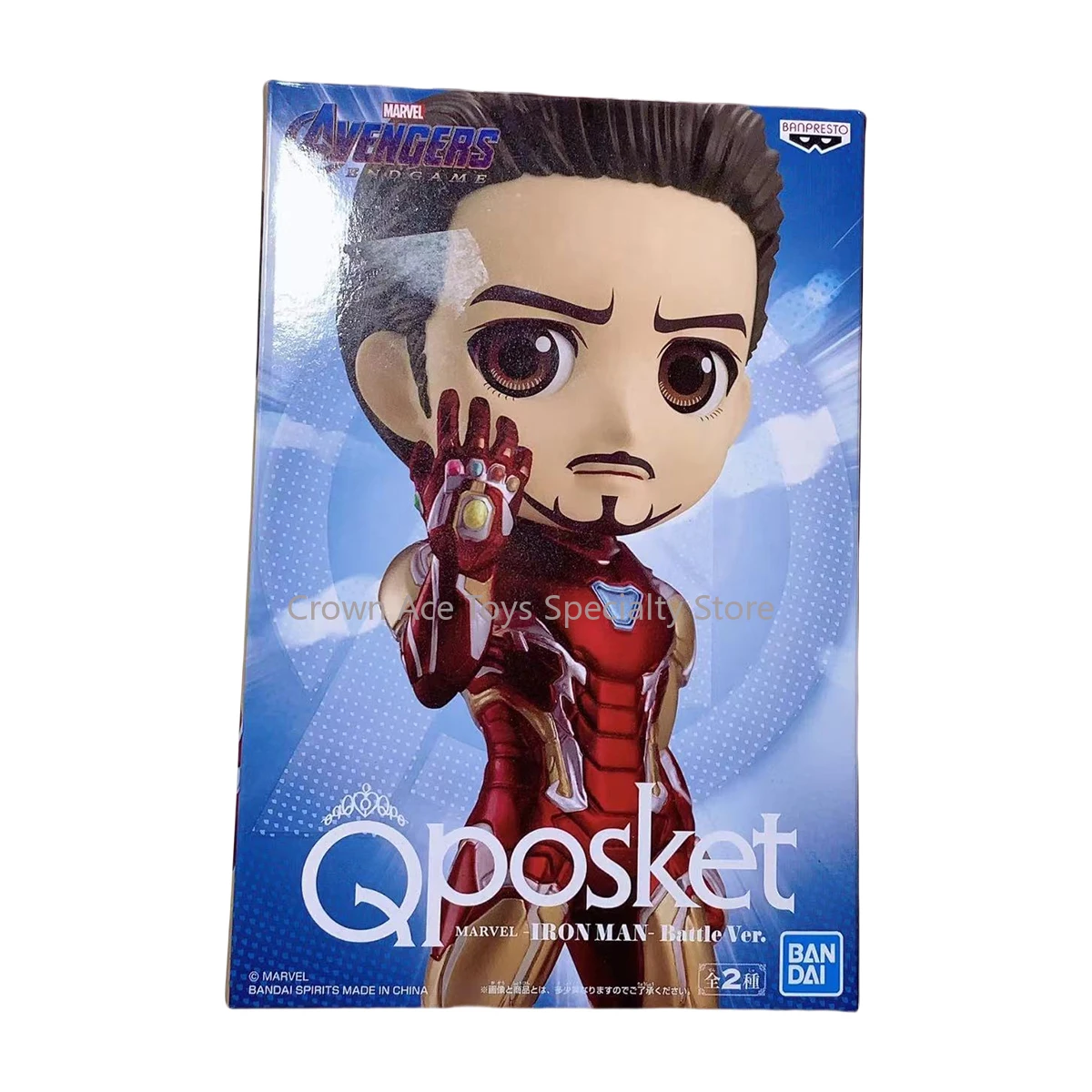Bandai BANPRESTO QPosket Marvel Мстители Тор Железный человек Черная Вдова Человек-паук Тони