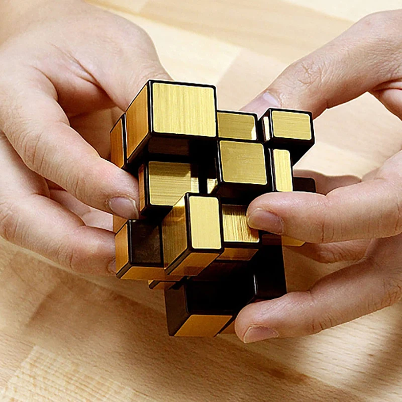 3x3x3 магический зеркальный куб головоломка скоростные кубики Профессиональный