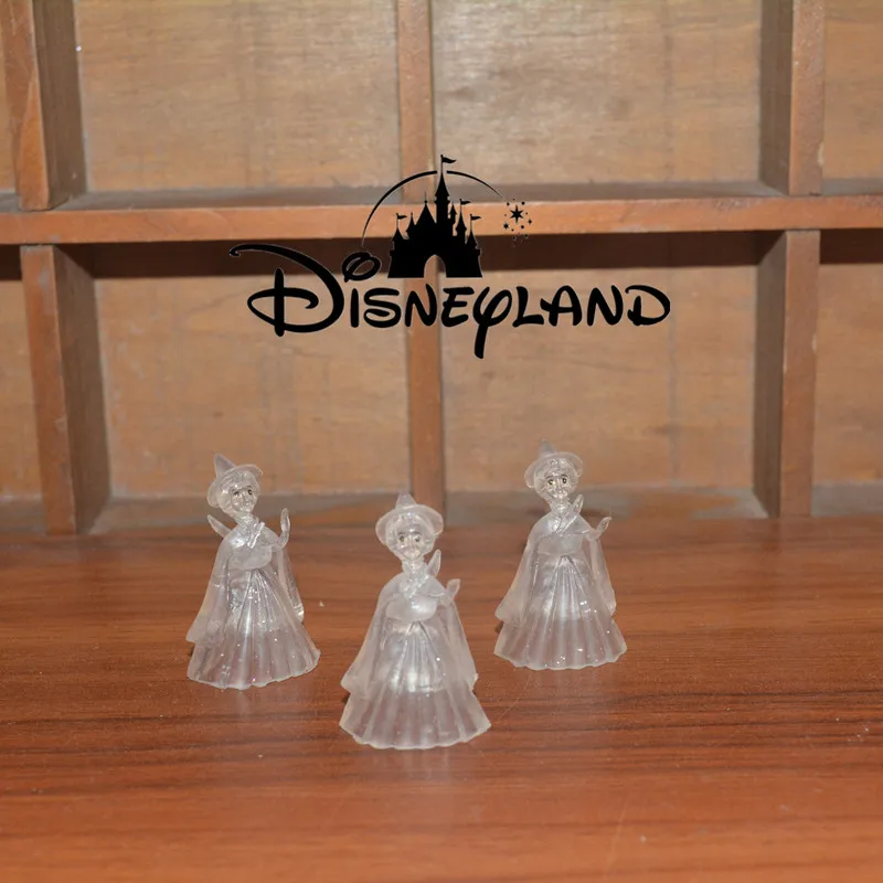 

36PCS 4cm Genuine bulk goods: Disney fairy shoes, fairy godmother, invisible small toy doll ornaments