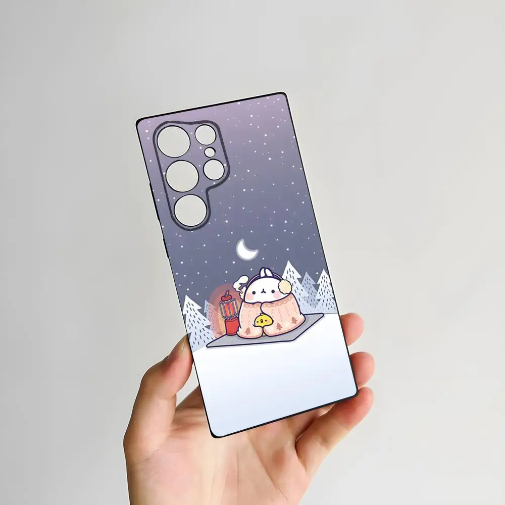 Фото Очаровательный чехол для телефона M-MolangS для Samsung S26 S25 Plus S20 S20 Plus S22 Ultra S23 FE S21 Plus S21 Ultra Soft Cover №4