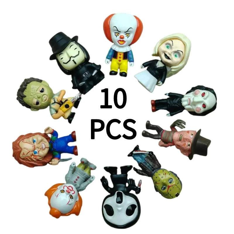 10 шт./набор экшн-фигурки из ПВХ ужасы