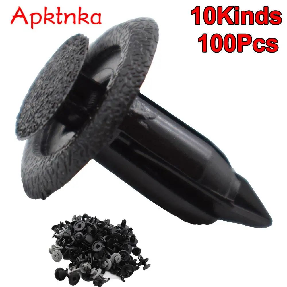100 шт. пластиковые автомобильные фиксаторы для крыльев и бамперов 6 мм 7 8 9