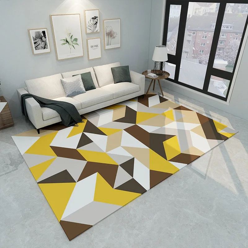 Геометрическое пространство-фотообои полноразмерный ковер для спальни балкона
