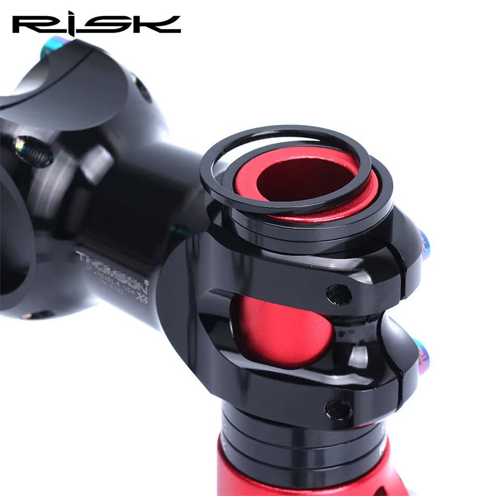 

RISK 2/3/5mm Adjustment Aluminum Alloy Bike Headset Washer MTB Bicycle Front Fork Washer Bike Stem Handlebar Spacers Ring Gasket