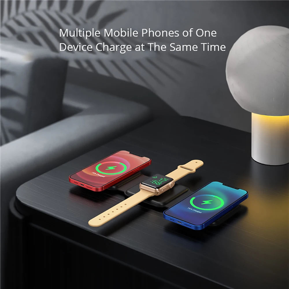 Беспроводное зарядное устройство для iPhone 12 13 Pro Max 15 Вт