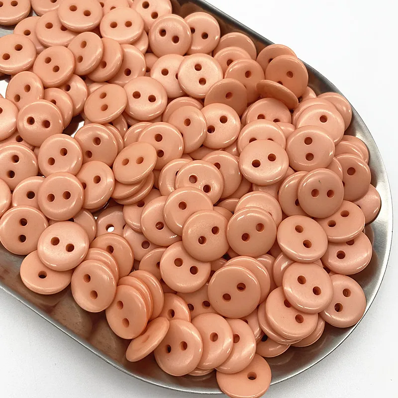 50 шт. 11 5 мм цвета двойные глазки пуговицы для хлеба круглые шитья из смолы